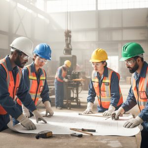 casco de seguridad industrial