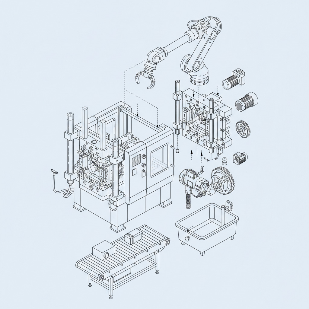 inyección de plástico